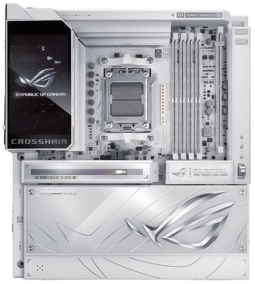 Informático - Montaje Placa Base ASUS ROG CROSSHAIR X870E GLACIAL Galapagar